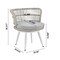 Manhattan Comfort Monaco Rope Wicker 3-Piece Patio Conversation Set with Cushions in Grey OD-CV013-GY - alternate 8